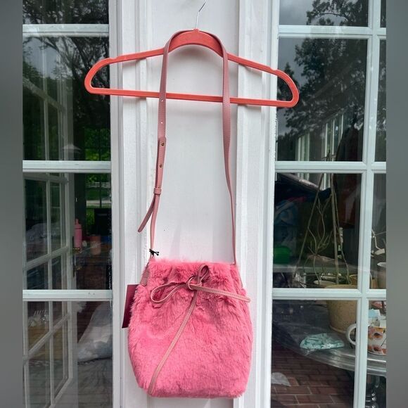 Mansur Gavriel Faux Fur Bucket Bag NWT - Picture 14 of 14